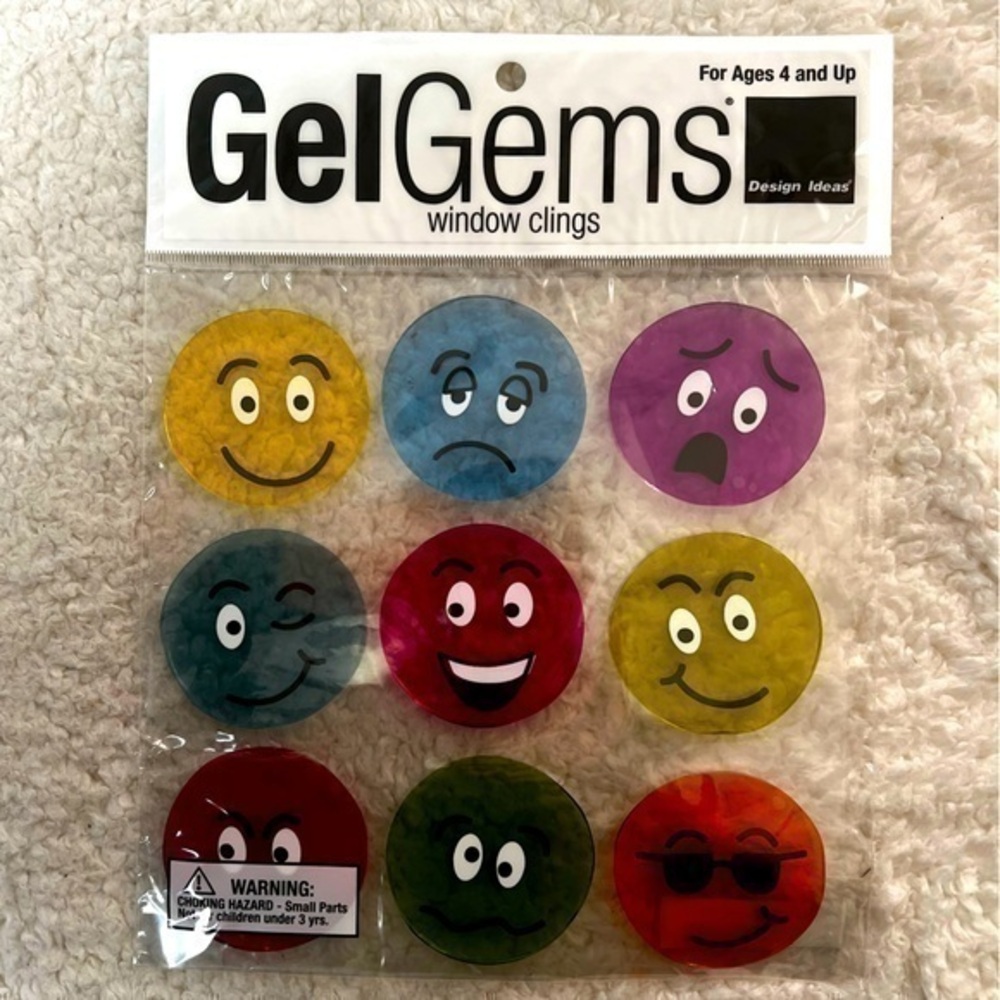 Design Ideas “Express Yourself” Small Gel Gems Window Clings